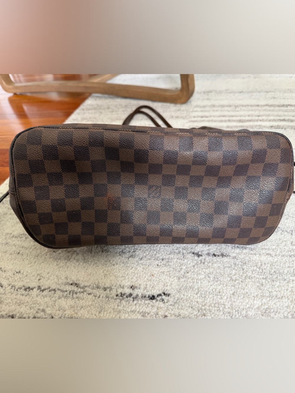 Louis Vuitton MM Damier Ebene Neverfull Tote - Picture 9 of 13